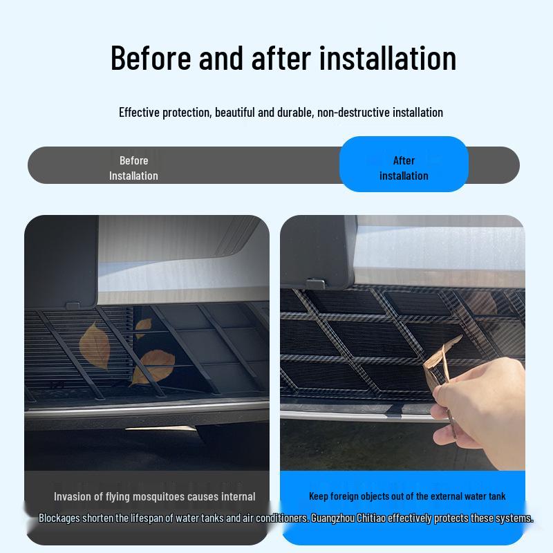 Geely Emgrand 5. Generation KühlerSchutzGitter: Einfach anzuklipsen, keine Demontage erforderlich