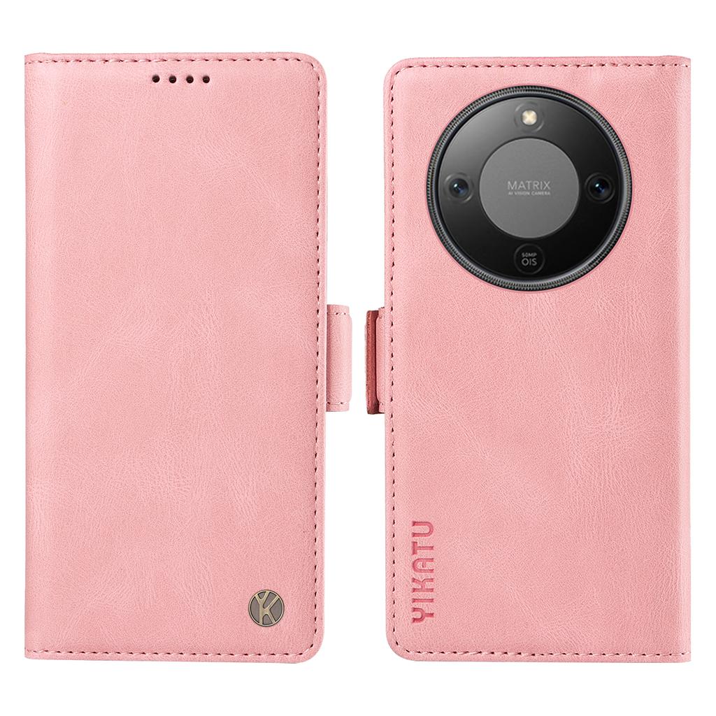 For Honor Magic8 Lite 5G/X9d 5G/X70 5G Leather Case YIKATU YK-005 Skin-touch Feeling Wallet Phone Cover