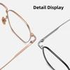 Japanese Korean Series Titanium Glasses Frame Ultra-Light Retro Women'S Glasses Frame Square Anti Blue Ray Computer Eyeglasses