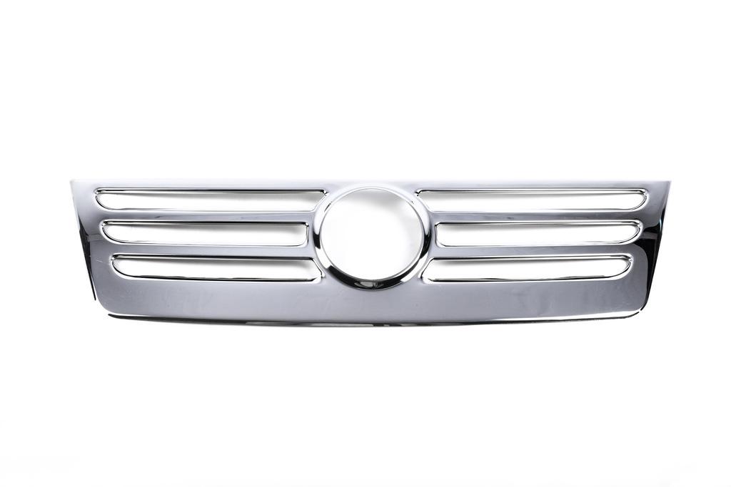 Накладка на решетку (нерж) OmsaLine - Итальянская нержавейка для Volkswagen Caddy 2004-2010 гг