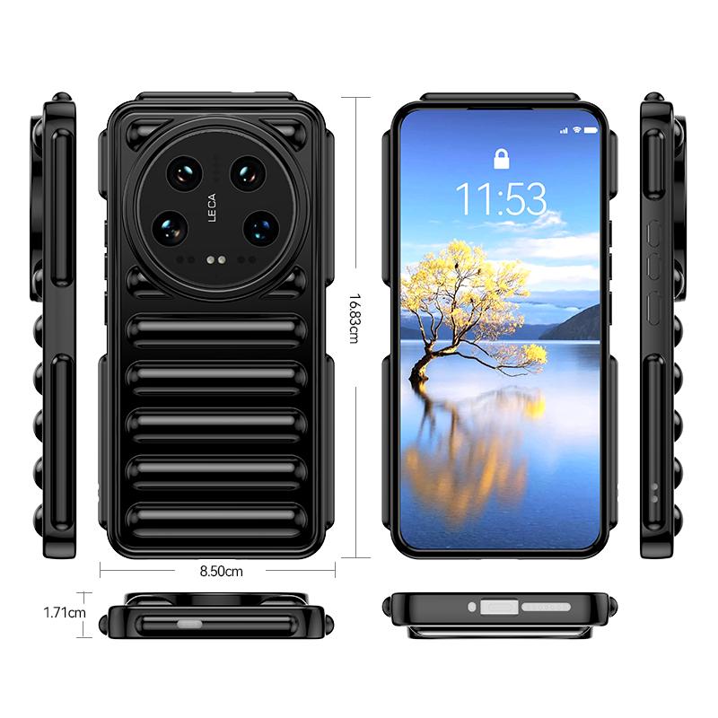 Capsule Series for Xiaomi 14 Ultra Slim-Fit TPU Phone Case Anti-Collision Cover