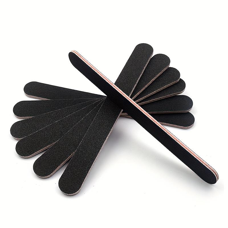 Xiaomi 25 Pcs Black Double Sided Nail File Emery Board for Home Salon Nail Shaping Polishing