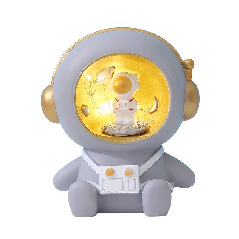 Astronaut Night Light Piggy Bank - Graduation & Birthday Gift for Boys