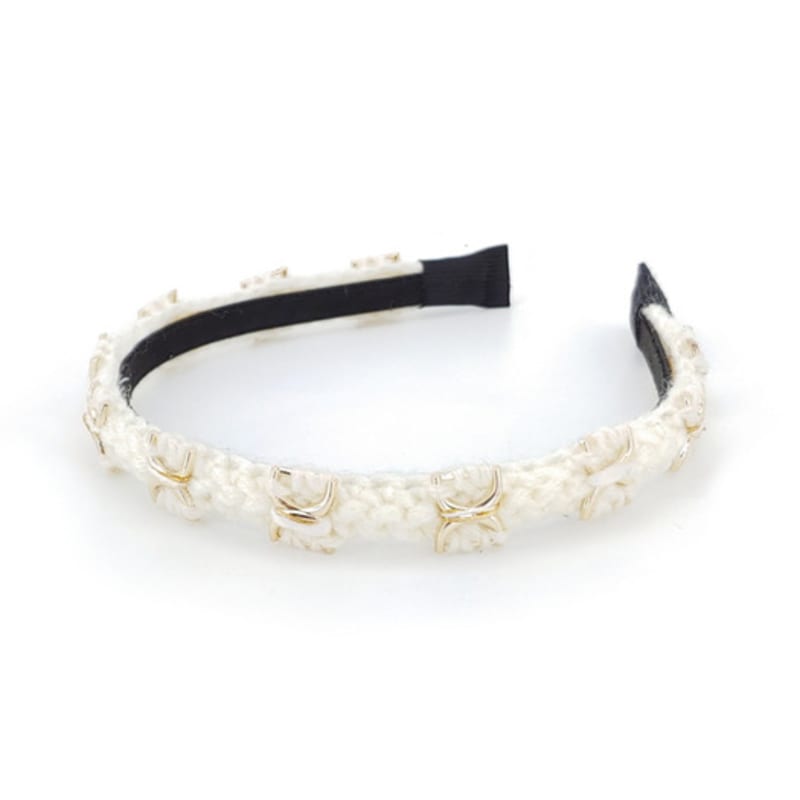 LALA Handmade Hairband - Ivory