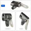 Ergonomic Bike Pumps Nozzle With 3 Valves Adapters For Quick And Comfortable Inflation Of Various Items