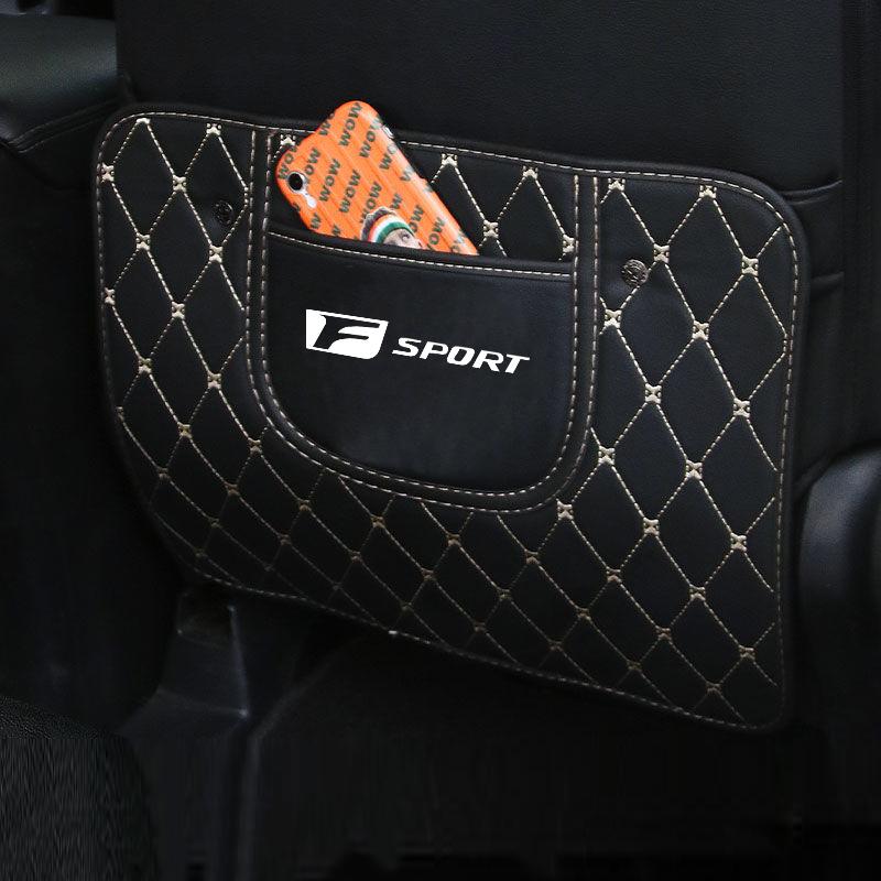 1Pcs Car Seat Backrest Protection Anti-kick Mat For  Lexus F SPORT GX460 Ct200h IS250 ES 220D IS200 Fsport GS GX IS LS LX NX RX