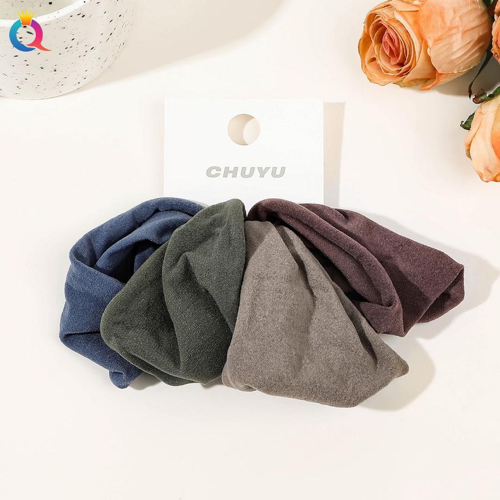 4 Stück Solide Verbreitern Verdicken Haarband Seile Damen Pferdeschwanzhalter Haargummi Scrunchies Gummibänder Korea Mode Haarschmuck