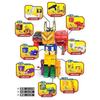 Skládací vzdělávací hračky Power Assembling Matematický kostka Transformace Robot Číslice Puzzle Ranger Zvířata hračka pro kluky pro děti