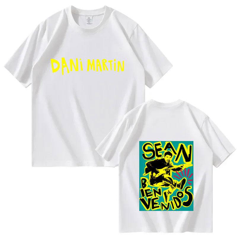 Singer Dani Martin Punk Graphics Print Harajuku TShirts Mens Women Cozy Short Sleeve T Shirts Aesthetic Tide Streetwear Tshirt