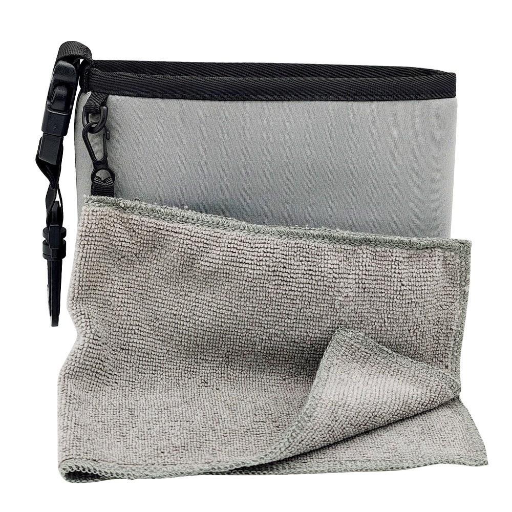 Portable Golf Cleaning Bag Washable Golf Ball Wash Bag  Golf Club Bag Accessories