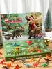 Dinosaur 24 Days Christmas Countdown Calendar Dinosaur Toys Advent Countdown Calendar Xmas Gifts for Boys Girls Toddlers