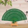 8-inch Colorful Scented Sandalwood Folding Fan - Imitation Sandalwood Gift Fan 