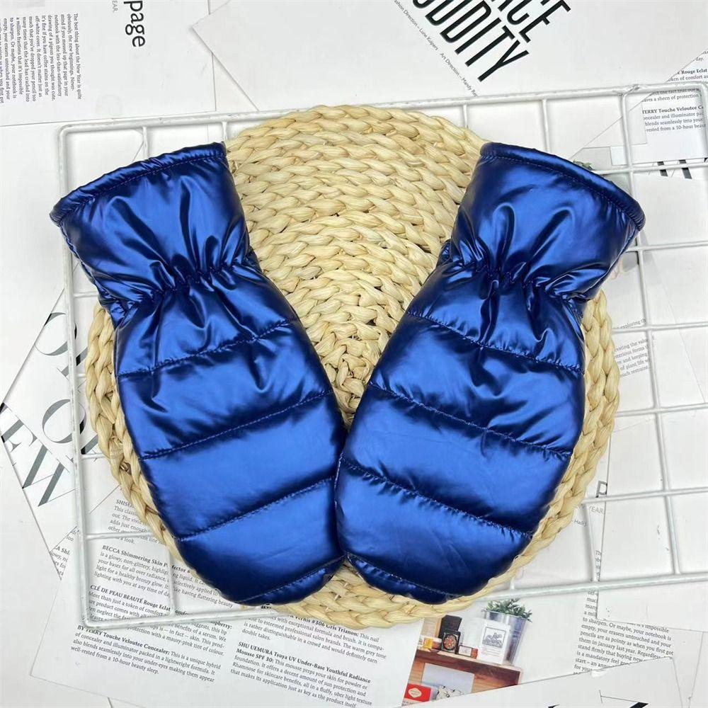 Waterproof Cycling Skiing Gloves Suede Soft Full Fingers Mittens Luxury Winter Gloves  Outdoor