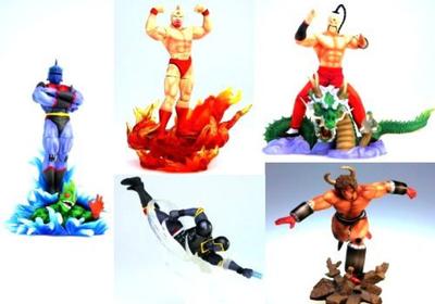 Super Action Statue Figūru Kolekcija Kinnikuman Normāls Visi 5 Veidi