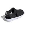 adidas Fortaswim Paski C Sandały Dziecięce Czarne Białe Dzieci w Wieku 3 7 Lat FW6048