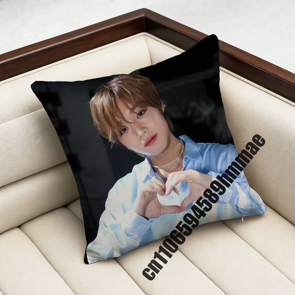 For Singer Actor PPark Ji Hoon Throw Pillow Case Sham Xcm Decoration Square Sofa Pillowcase Pad Cover