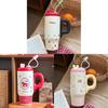 Large Capacity Ceramic Inner Insulated Mug With Straw For Office And Travel Use