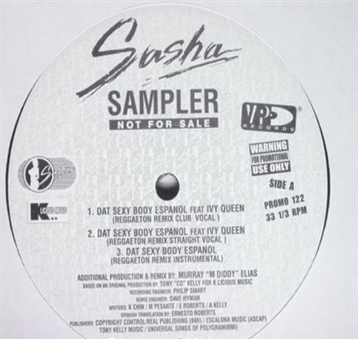 

12inch Record SASHA 7 Dat Sexy Body Espanol PROMO122 VP Records 2004 Latin Used