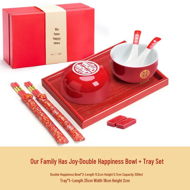 Ceremonial Wedding Tea Cup and Tray Set