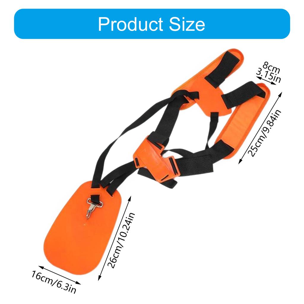 Ergonomic Grass Trimmer Double Shoulder Strap For Lawn Mowers Providing Comfort And Support In Various Gardening Tasks