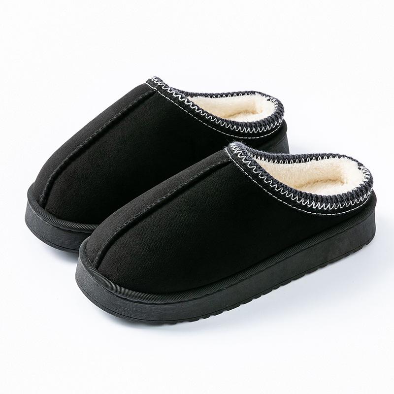 Stepping On Shit Cotton Slippers Autumn and Winter Home Indoor Warm and Comfortable Couple Fluffy Slippers Shoes
