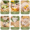Foldable Bowl Plate Cup Set Lightweight Travel Dishware New Folding Tableware  Outdoor Accessories