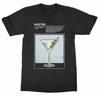 Alkoholische Mixgetränke Martini Cocktail Barkeeper T-Shirt 100% Baumwolle Rundhals Kurzarm Sommer Freizeit Herren T-Shirt Streetwear ...