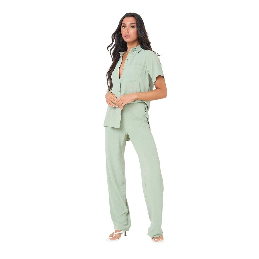 I Saw It First Womens/Ladies Crepe Wide Leg Trousers
