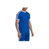 Adidas Originální tričko s krátkým rukávem a kulatým výstřihem Trefoil Pánské topy Královsky modrá HK7418