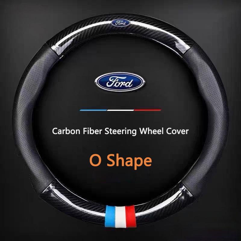 38CM Car Steering Wheel Cover Carbon