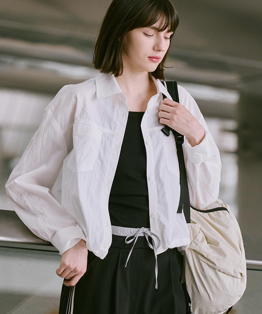 MALOUPE 4112 Nylon Outer Shirt (White)