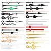 12 Sets Of Pointers Wall Clocks DIY Clocks DIY Accessories Metal Clock Hand Kit: 12 Pairs Of Clock Movement Repair Parts
