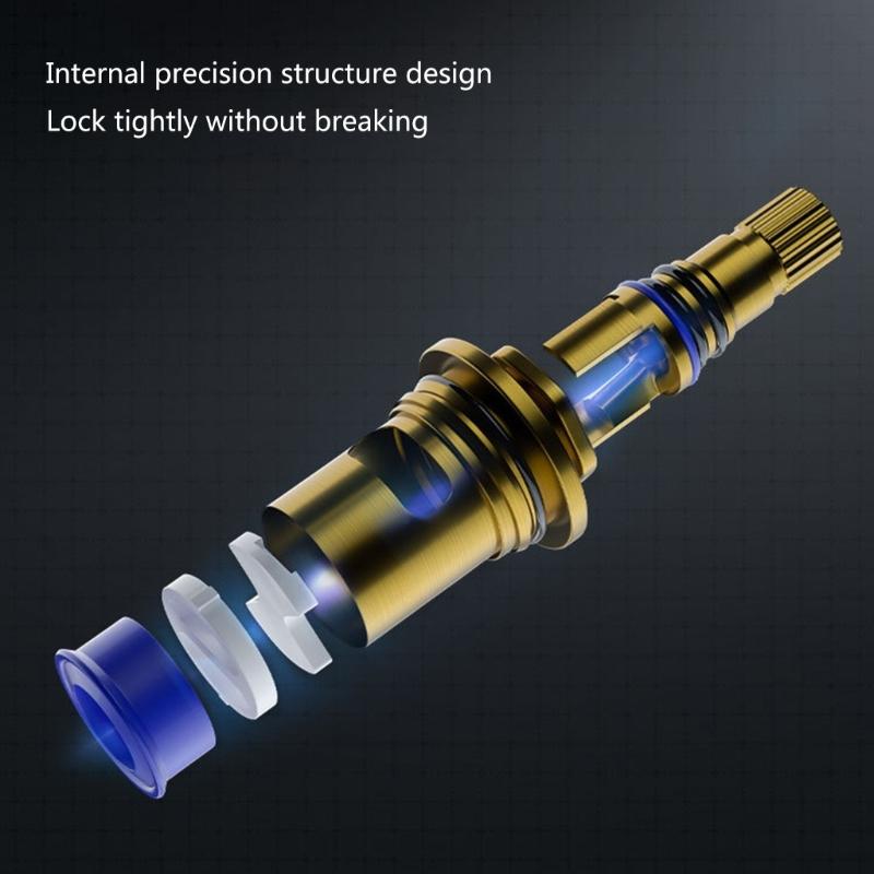 Versatile Water Shut Off Valves Convenient Shut 1/4 Thread Angle Stop Valves Suitable for Kitchen Bathroom & Toilet