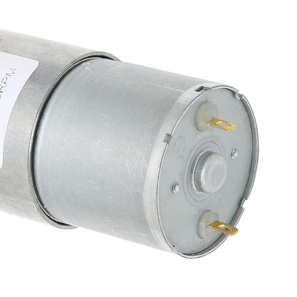 JGB37 3530 Gear Motor,Couplings Set Screw Self Locking Wear- Turbine Reducer Shaft for Door Opener DC12V 80RPM