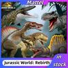 In Stock Mattel Jurassic World: Rebirth 4 Spinosaurus Action Figure Model Simulated Dinosaur Model Toys Children'S Birthday Gift
