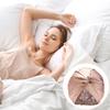 Imitation Silk Women Hat Solid Color Twist Knotted Design Turban Hat Solid Color Sleeping Hat Home Headwear