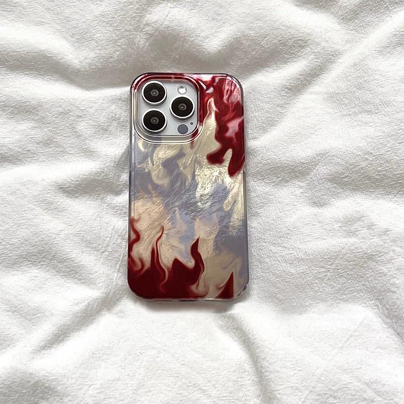 

Halo Flame for IPhone17 Simplified 16PRO/15 Phone Case for Apple 14promax New Edition For Apple 6