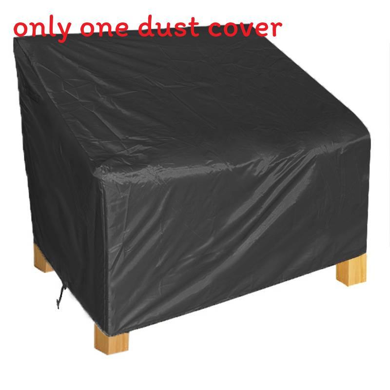 

Outdoor Waterproof Sofa Cover Set With Uv Resistant Fabric For Garden Furniture Protection Black