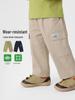 Trendy European Boys' Twill Long Pants for Spring and Autumn 2026 - Stylish Kids Toddler Wear