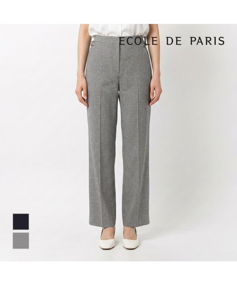ECOLEDEPARIS Straight Pants With Buckle_Rb35Wpam13Z