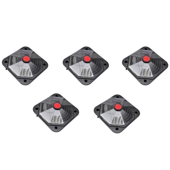 Chauffage solaire pour piscine - VIDAXL - Lot de 5 - 735 W - Noir - Plastique