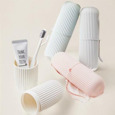 Portable Travel Toothbrush Set: Wash Cup, Tooth Mug, and Toothpaste Storage Box