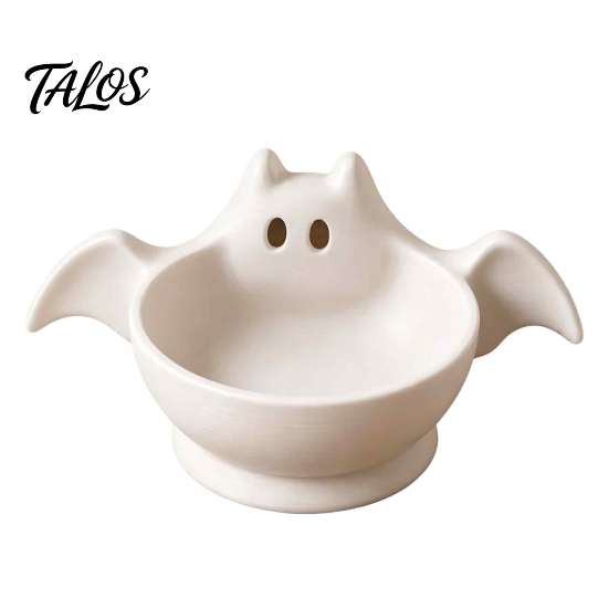 Halloween Bat Candy Bowl Shaped Storage Bowl, Cute Tray, Spooky Home Festive Table Centerpiece Tabletop Ornament, Multifunctional Decorative