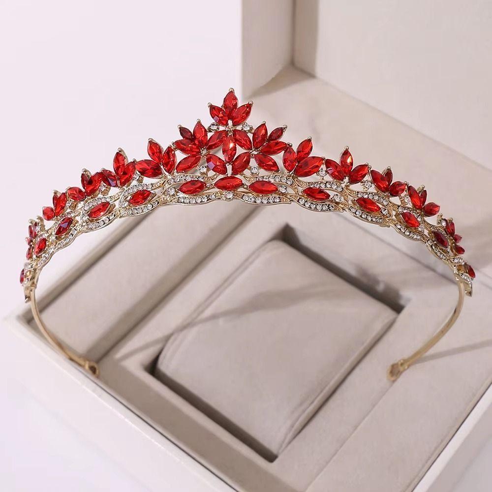 Gorgeous Baroque Queen Tiaras Sparkling Luxury Crystal Tiara Rhinestone Tiara Gorgeous Accessories