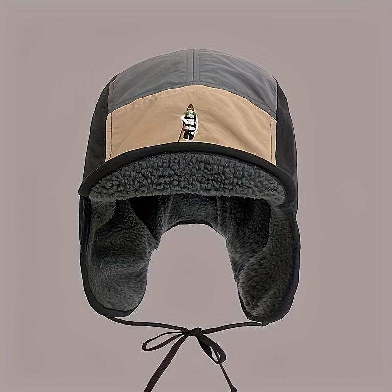 Bonnet d'hiver pour femme doublé polaire. Cordon de serrage réglable, léger et chaud pour le temps froid, la neige et le cyclisme. Lavage à la main seulement.