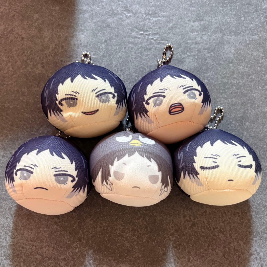 Bungo Stray Dogs Akutagawa Ryunosuke Manju Nigi Mascot 5-piece set