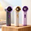 High-speed Hand-held Mini Fan with Adjustable Speed Turbo Wheel Luxury Color-matched Pocket Electric Fan