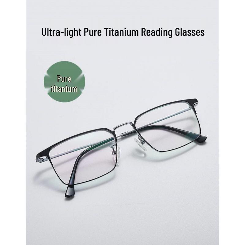 

Men s Large Frame Color-Changing Bifocal Reading Glasses with Anti-Blue Light Protection