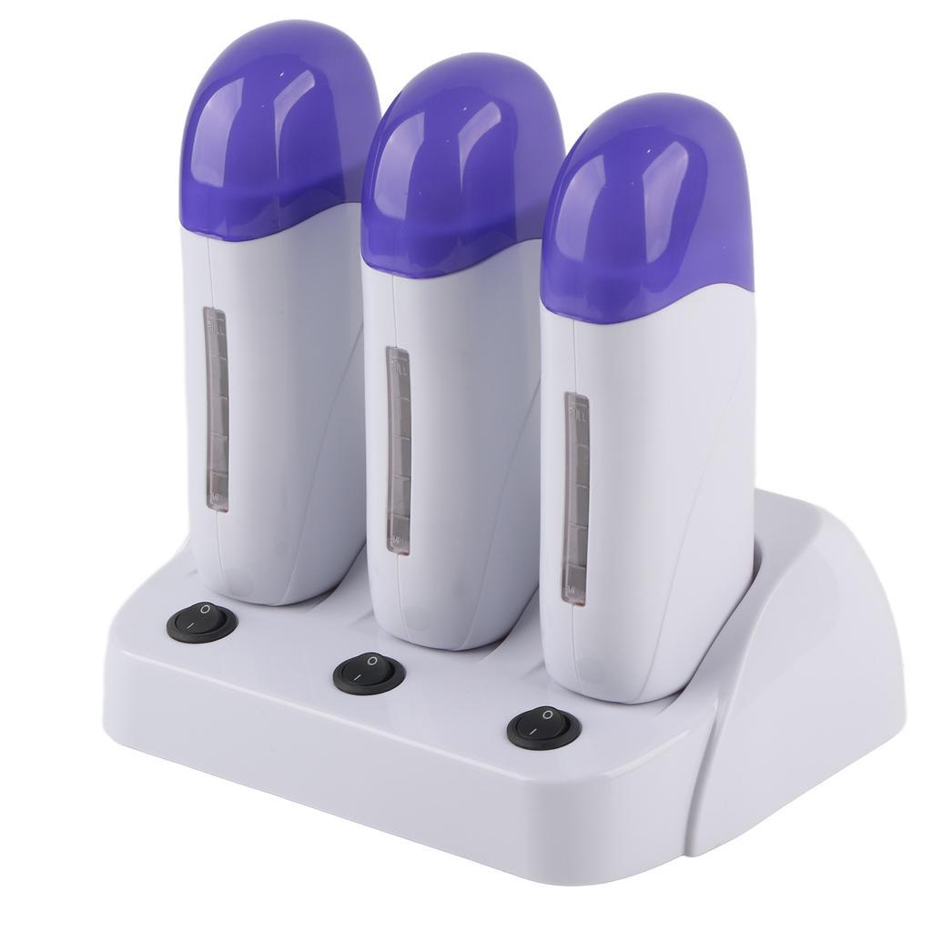 3Types Cartridge Wax Depilatory Roller Warmer Heater Waxing Body Hair Removal Machine
