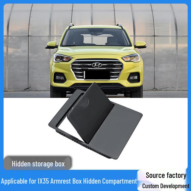 Modern IX35 Armrest Hidden Storage Box for Center Console Armrest box interior